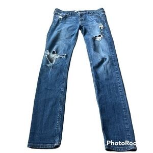 Distressed Hollister skinny jeans